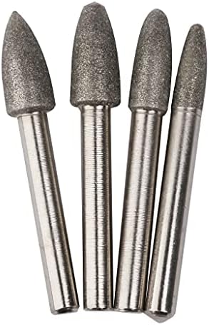 Ferramentas de polimento abrasivo 4 pcs haste de diamante 6 mm Bolinhos de retificação de revestimento Bits 6/8/10/10 mm Cabeças