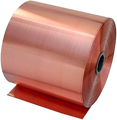 Folha de cobre Yuesfz Folha de cobre Rollos de bobina de cobre roxa de cobre espessura da indústria de diy 0,2mm/0,3 mm/0. Folha de cobre de placa de latão de 4 mm