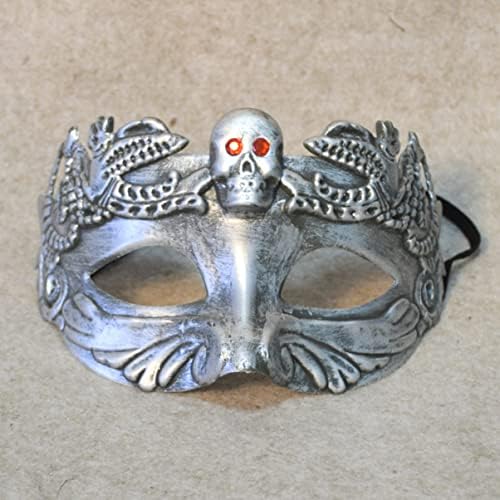 PretyZoom 4 PCs Halte Masquerade Misfarde Partido Halloween Masquerade Skull Halloween