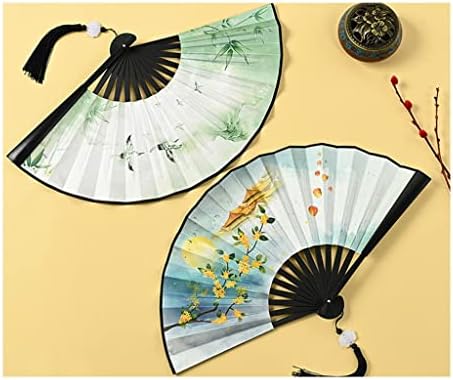 Ganfanren 8 polegadas fã de dança de dança chinesa de estilo chinês pintura de tinta de tassel pintura de moda chinesa fã arcaico