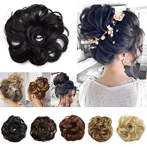 Face Miracle Us Sale Us Sale Natural Messy Rose Synthetic Bun Scrunchies Curly Updos Hairpiece Extensions como cabelo humano
