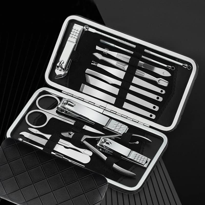 Teysha Manicure Conjunto de unhas Clippers Pedicure Kit de aço inoxidável manicure kits de preparação profissional