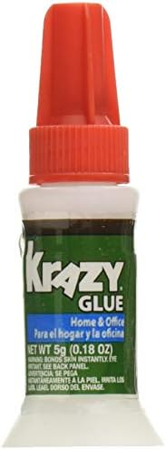Krazy Glue Casa e cola escoada de escritório, 0,18 oz