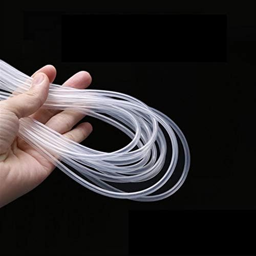 Mangueira plástica transparente Tubo de silicone flexível transparente, ID 4mm x 5mm OD, beba tubs de água flexível