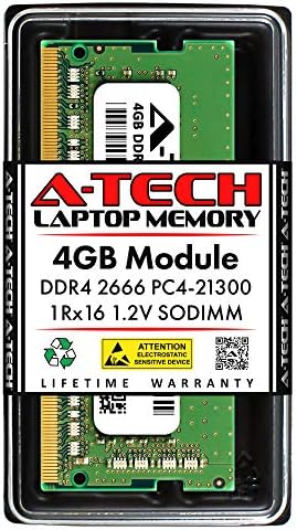 A-Tech 4GB RAM Substituição para Sinology D4NESO-2666-4G | DDR4 2666 MHz PC4-21300 SODIMM não-ECC não compatível com a
