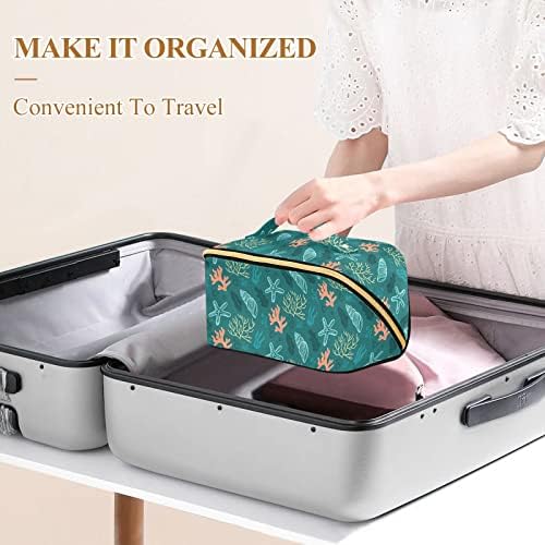 Saco de cosméticos para mulheres viagens de viagem com alça portátil Multifuncional bolsa de higiene pessoal portátil para