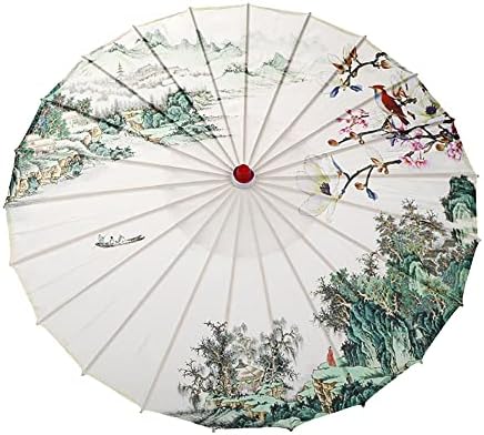 Umbrella de seda de seda artesanal guarda de dança clássica de arte para festas de casamento figurações de figurinos decoração de cosplay e outros eventos