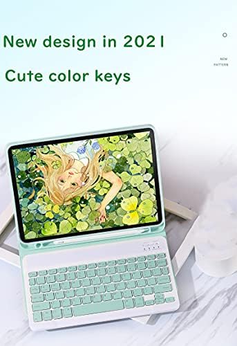 Teclado de cor Yeehi para Galaxy Tab S8 11 2022 / Tab S7 11 polegadas 2020 Caso do teclado