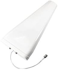 SureCall SC-230W Banda larga direcional 50 Ω Antena Yagi Outdoor com conector N-Female-branco