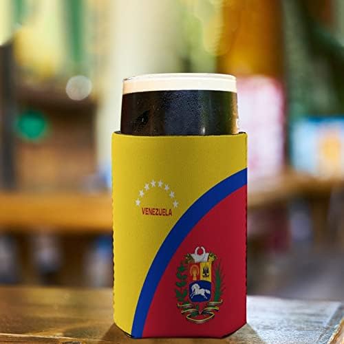Venezuela Flag Reutilable Cup Sleeves Iced Coffee Coffet Isoled Cup com padrão fofo para bebidas frias quentes