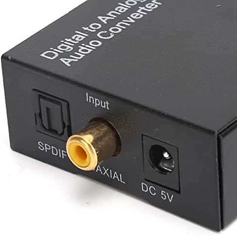 Conversor de áudio digital para analógico, adaptador de áudio de 3,5 mm