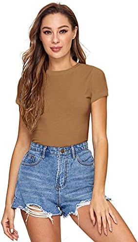Shein Solid Solid Basic Tee Roul Roul