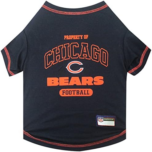Camisa de estimação para cães e gatos-NFL Chicago Bears T-shirt Dog, X-Large. - camiseta de estimação mais fofa para o verdadeiro