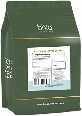 Basil Bixa Botânica Holy Basil / Tulsi Extrato seco - 2,5% ácido usrólico total por HPLC