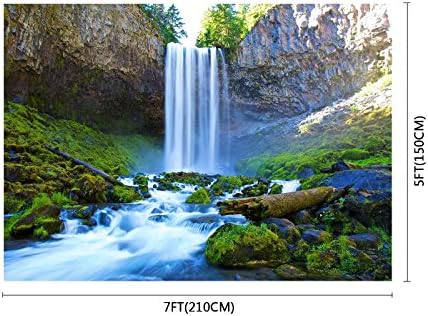 7x5ft bela cachoeira natural fotografia pano de fundo foto adereços da sala mural Fuermor Background A969