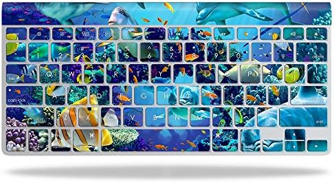 MightySkins Skin Compatível com o teclado sem fio da Apple - Ocean Friends | Tampa protetora, durável e exclusiva do encomendamento