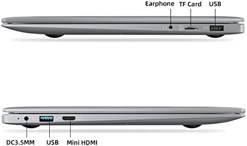 Laptop de computador de Oedodo, 12 GB de RAM 256 GB SSD, tela de 14,0 FHD, laptop com Windows 11 Home, Webcam, Mini-HDMI,