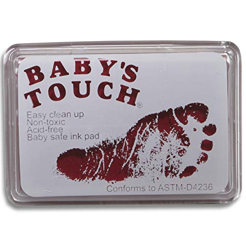 Baby's Touch Baby Safe Reutilable Hand & Foot Print Tink Pads - Black
