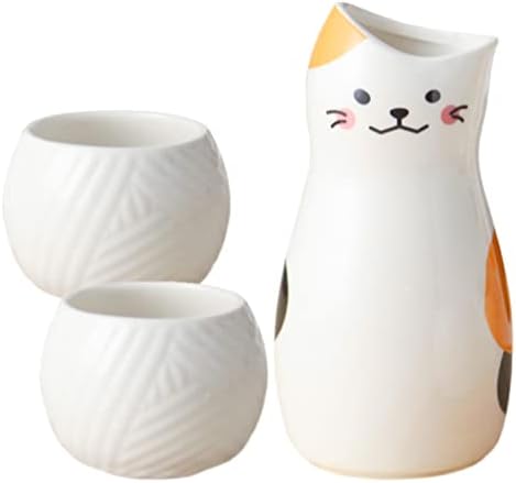 IPETBOOM Espresso xícaras de uísque vasos de saquê e xícara de xícara de saquê de cerâmica de estilo japonês