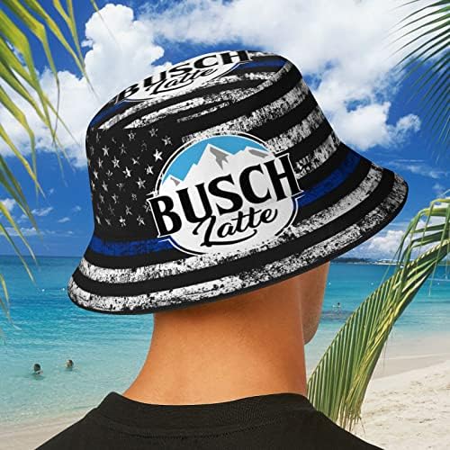 Chapéu de balde de cerveja para mulheres homens adolescentes, compacível reversível chapéu de sol compacável Pescador boné