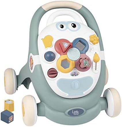 Baby Walker Smoby Walker Play Play Board - Primeiro brinquedo de carrinho de boneca do bebê - cresce com a criança