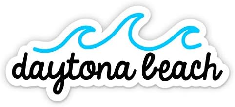 Squiddy Daytona Beach - Decalque de adesivo de vinil para telefone, laptop, garrafa de água