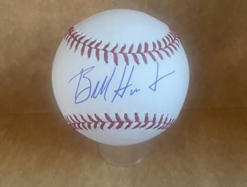 Bill Hurst Judaico/Marlins assinou o Auto M.L. Baseball Beckett autenticado