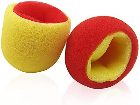 Doowops 2 PCs/Definir Cor Alterar truques de magia de esponja de esponja divertida esponjas super suaves troca de bola quadrada de bola de estágio