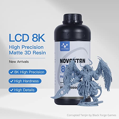 Nova3d 8K resina 3D Matte Baixo odor 405nm Resina UV resina padrão de cura para impressora LCD 3D