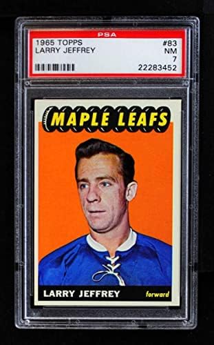 1965 Topps 83 Larry Jeffrey Maple Leafs PSA PSA 7.00 Maple Leafs