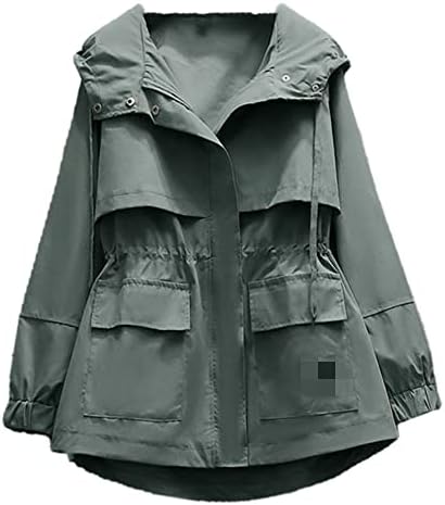 Outwear Women Women-Length Windbreaker Jackets Spring outono solto grande casaco casual fêmea jaqueta feminina