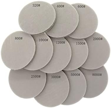 Lixa abrasiva Zsblxhhjd de 5 125mm de lixa de disco de esponja de alteração molhada de 320-8000 para polimento e moagem de joias