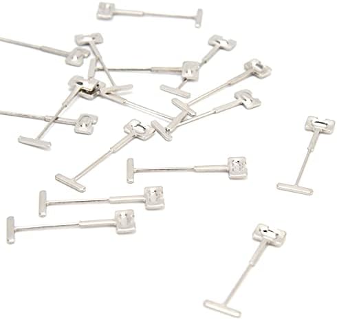 100pcs aço T-pins Sistema de nivelamento do sistema de agulhas de reposição de piso de piso de parede de parede de nivelamento