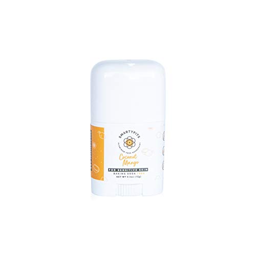 Smartypits - Mini desodorante pacote de amostrador sensível fórmula de pele manga de coco
