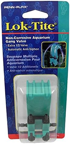 Penn-Plax Lok-Tite Plástico Acessórios de bomba de aquário de válvula de válvula de gangues