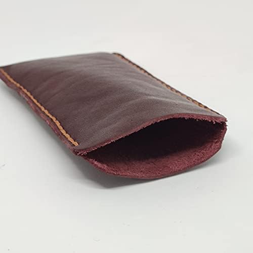 Caixa de bolsa coldre de couro colderical para oppo A7N, capa de telefone de couro genuína, estojo de bolsa de couro feita personalizada, coldre de couro macio vertical, estojo de ajuste confortável marrom