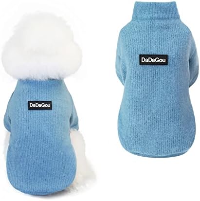 Pet Zipper Slim Fit Fit e Winter Sweater Sweater Puppy Coat Dog Roupfits para Teacup Yorkie Garotas Meninas Roupas de estimação