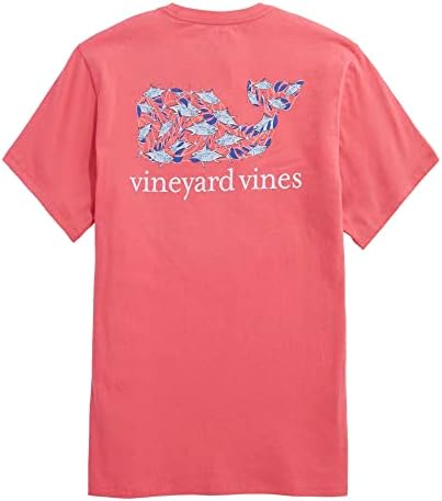 Vineyard Vines Men's Harbor Fish Whale enche a camiseta de manga curta