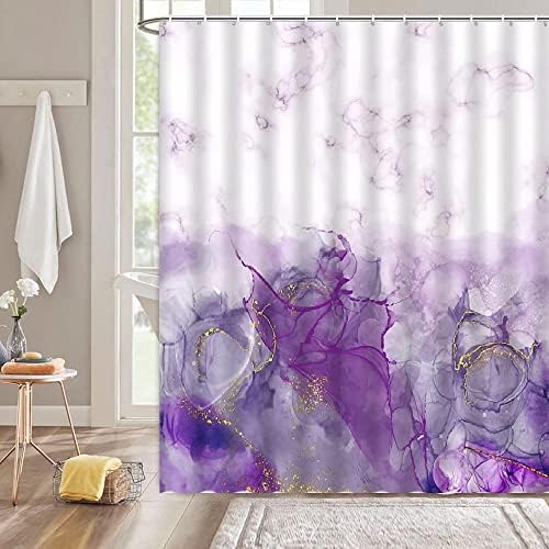 Cortina de mármore roxa Abstract Abstract Purple White Marble Textura