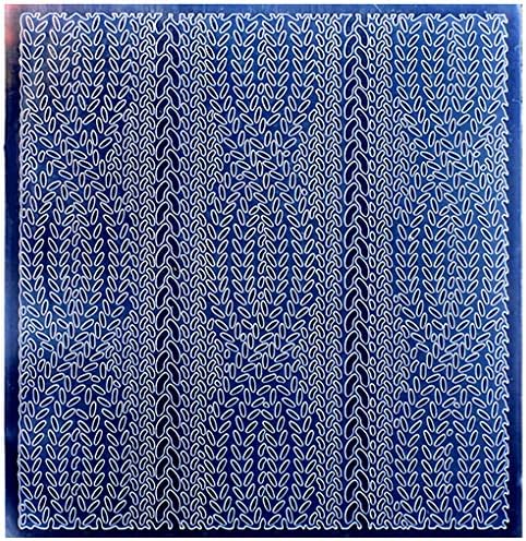 Kwan Crafts torce pastas de gravação de plástico para fabricação de cartas e outros artesanato em papel, 15x15cm