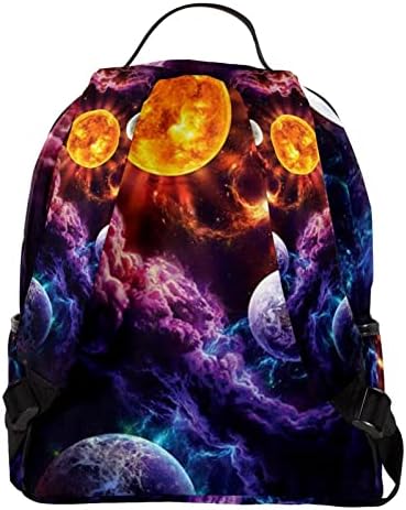 Mochila laptop VBFOFBV, mochila elegante de mochila de mochila casual bolsa de ombro para homens, universo planeta nebulosa