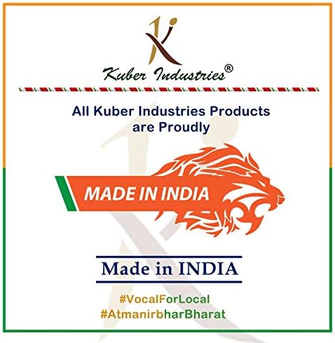 Kuber Industries Prinha Metalic Prinha de roupa impermeável Bolsa de armazenamento de armazenamento de guarda