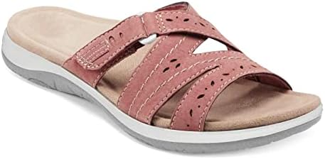 Flippers para mulheres de cor sólida cora sandálias confortáveis ​​e de salto baixo de verão no verão