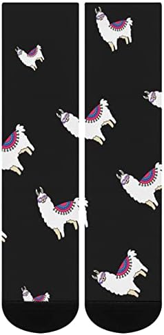 Weedkeycat Funny Funny Llama Alpaca Crews Novelty NOVA Funny Print Graphic Casual Modery espessura para o outono da primavera