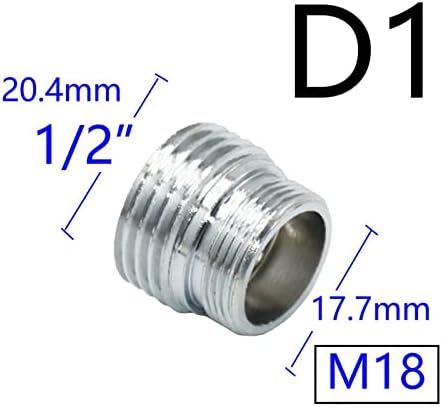 M16 M18 M24 M28 Conector de rosca fêmea do sexo feminino Adaptador de torneira de água para banheiro Torneiras de cozinha