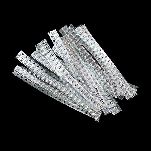 Pacote de diodo Zener SMD SMD 1/2W 3V-24V 15 tipos 20pcs = 300pcs 1n4148 Kit