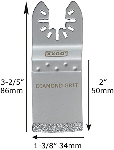 XXGO 8 PCS Ferramenta de oscilação Blades Compatível com o Bosch Chicago Craftsman Dewalt Dremel Fein Genesis Harbor
