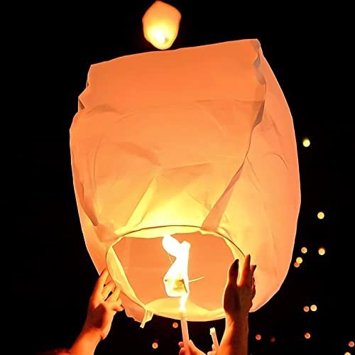 Lanternas chinesas para liberar no céu, lanterna chinesa biodegradável, lanternas para liberar no céu, voando lanternas para liberar no céu, lanterna chinesa para memorial, festa, visita à praia