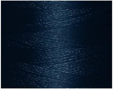 1 cone de rosca de bordado de poliéster Threadeligh - azul de mirtilo P637 - 1100 jardas - 40wt