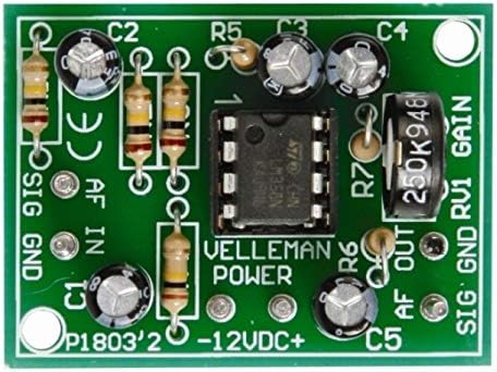 Velleman K1803 Kit de pré-amplificador universal